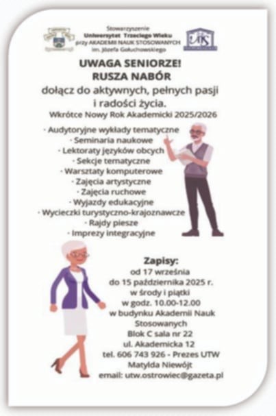 Zapisy od 17.09.2025 do 15.10.2025